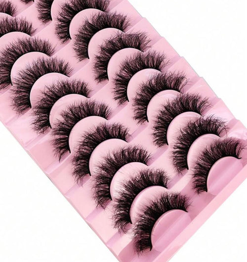 10 Pack Faux Mink Lashes- Finesse