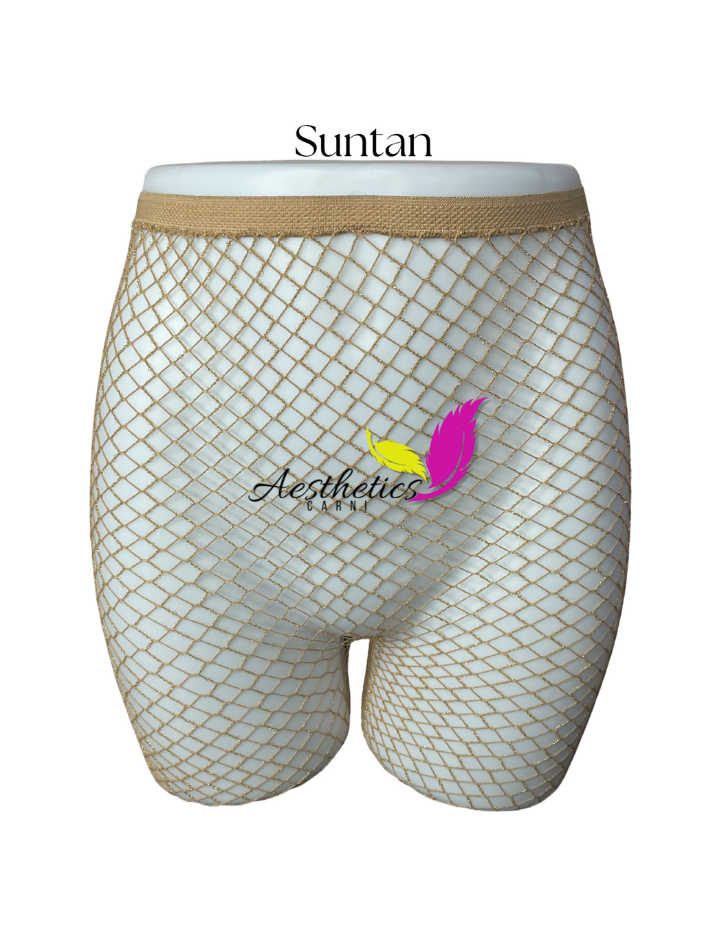 Glitter Fishnet Stockings (High Waist)