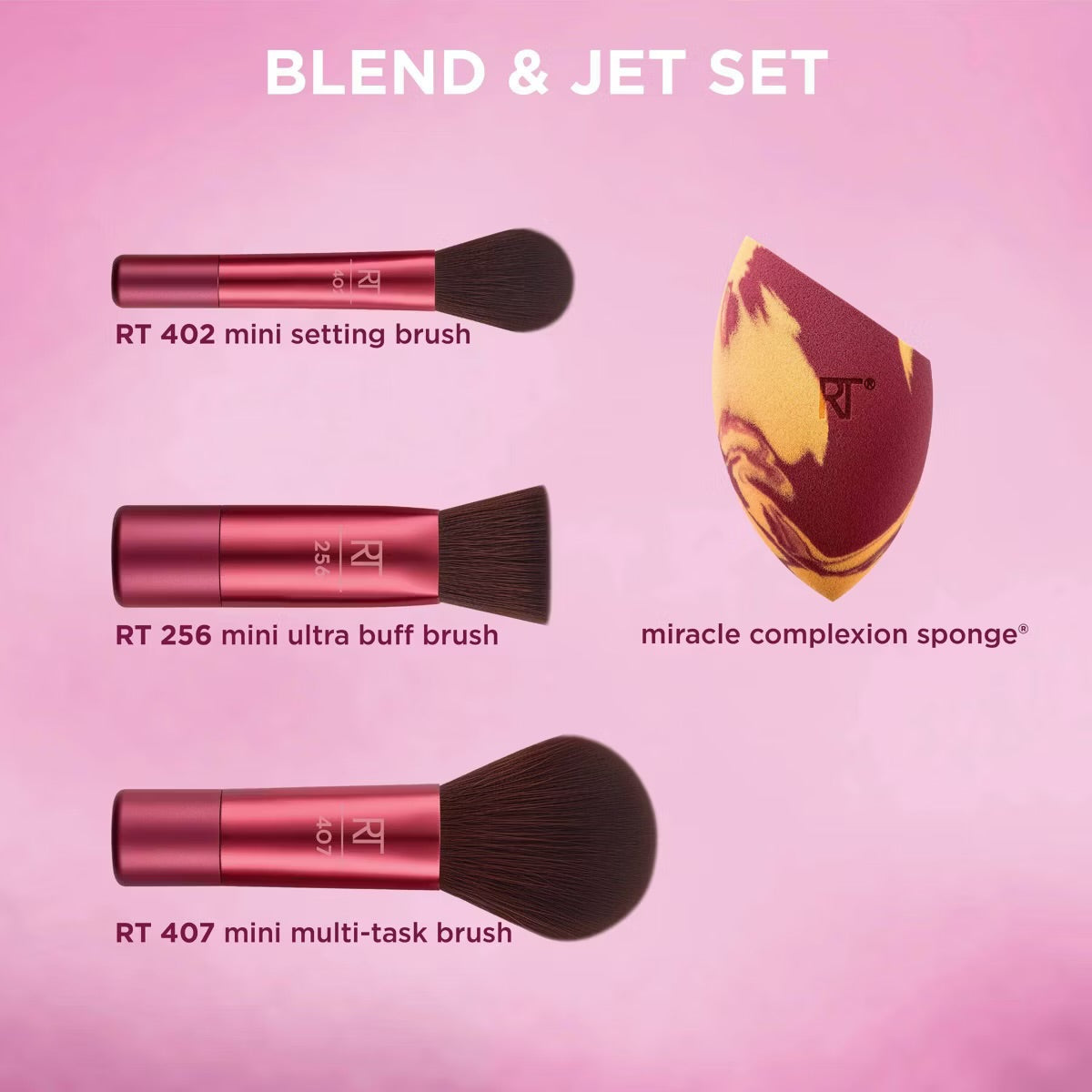 Real Technique Mini Makeup Brush and Sponge Set
