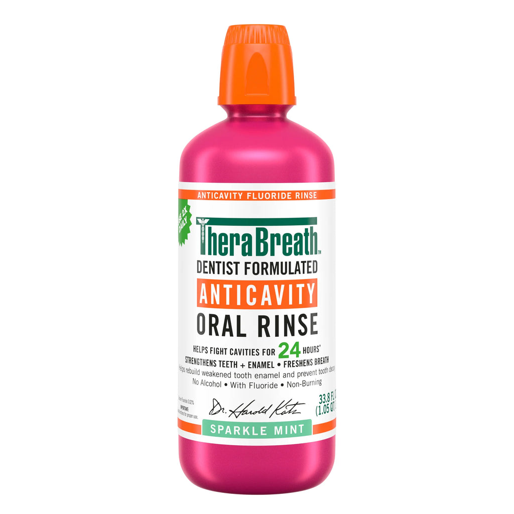 TheraBreath Anticavity Flouride Oral Rinse Mouthwash