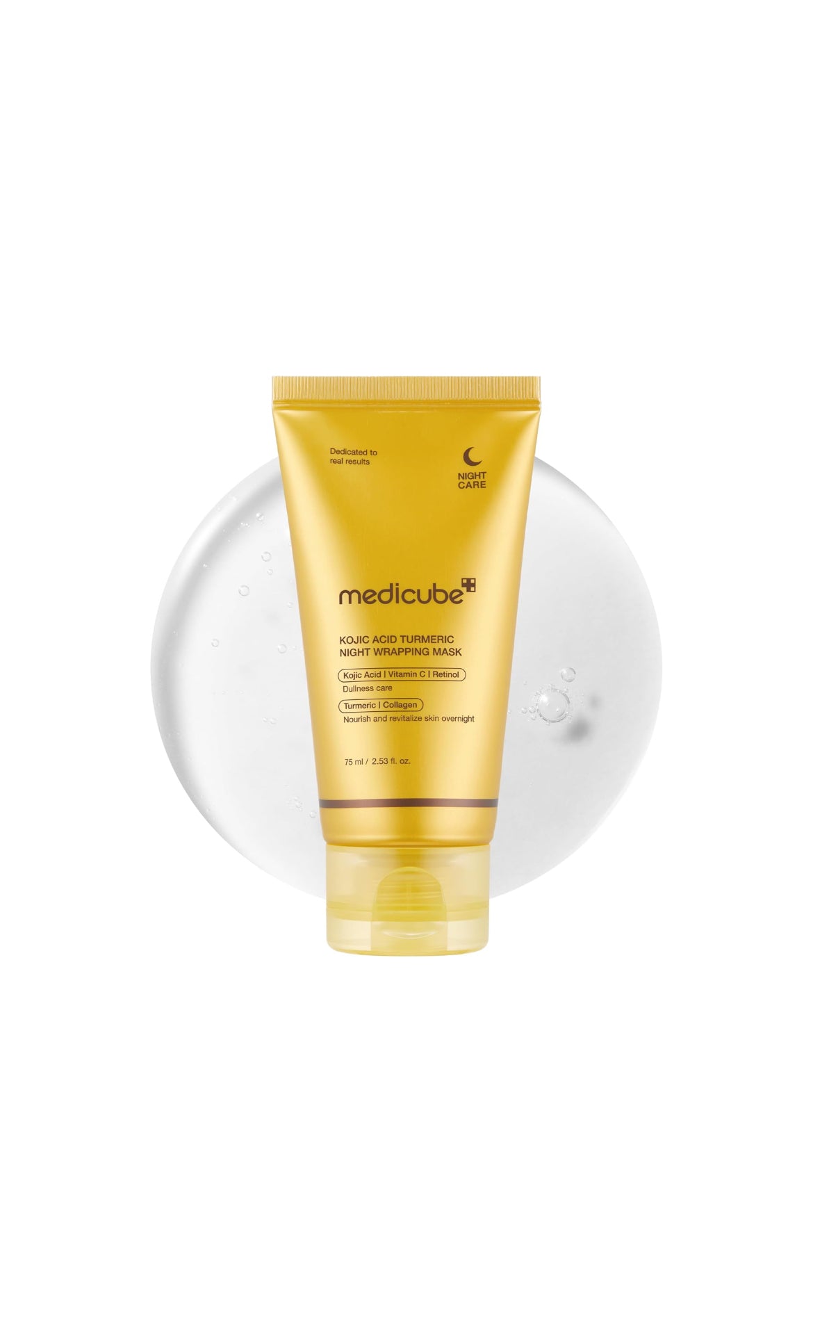 Medicube Kojic Acid Turmeric Overnight Wrapping Peel Off Mask
