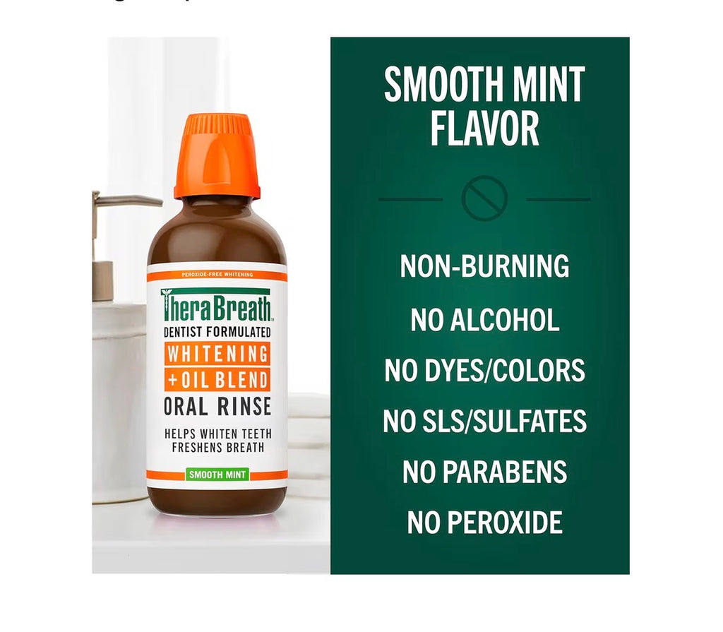 TheraBeath Whitening + Oil Blend Oral Rinse