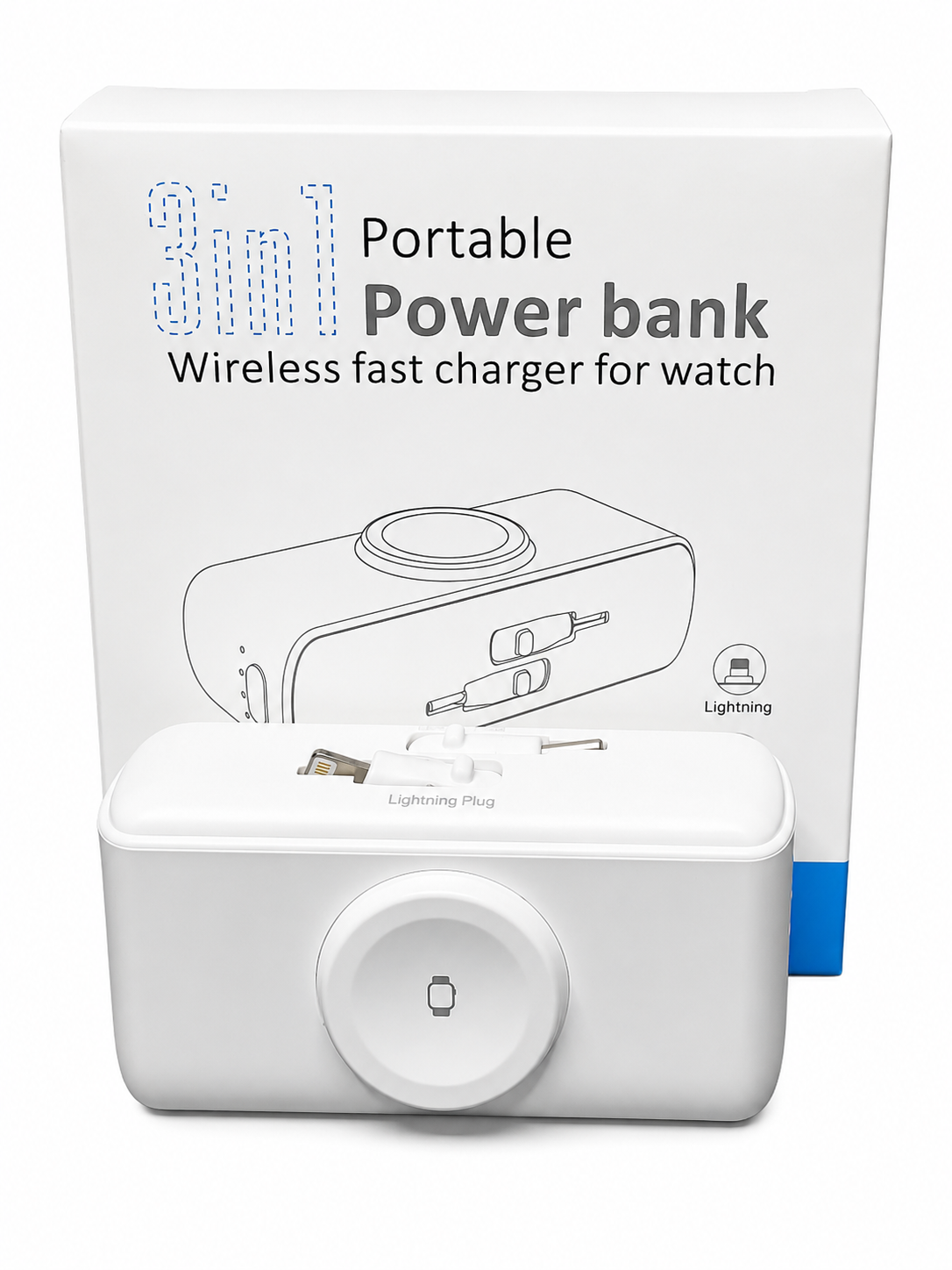 3 in 1 Portable Power Bank