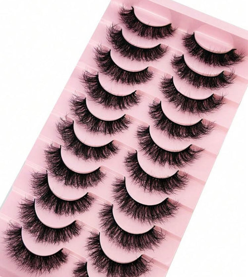 10 Pack Faux Mink Lashes- Finesse