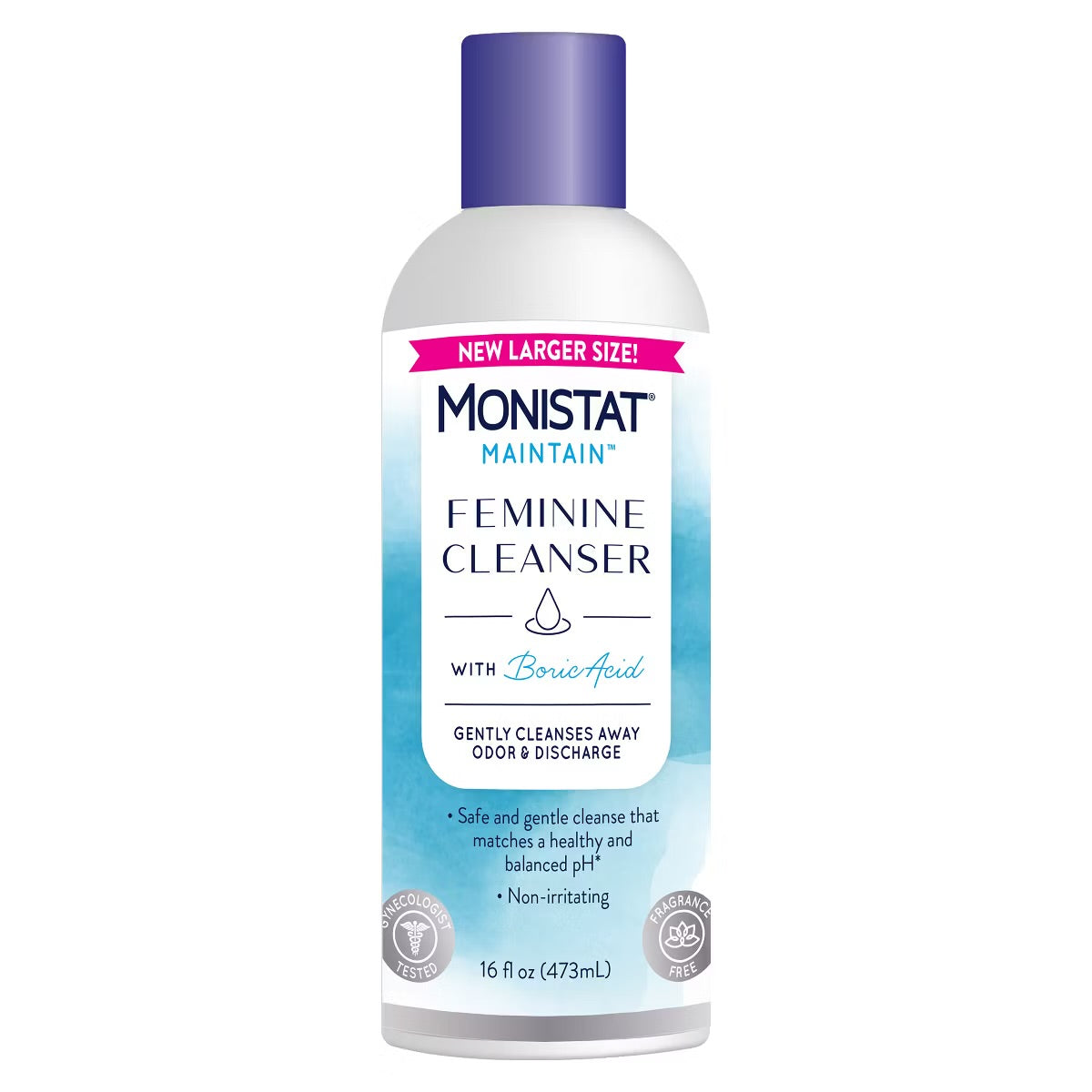 Monistat Maintain Boric Acid Feminine Cleansing Wash