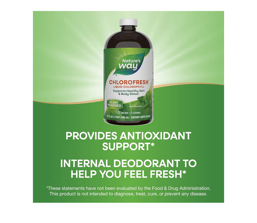 Nature’s Way Chlorofresh Liquid Chlorophyll- 16 fl. oz