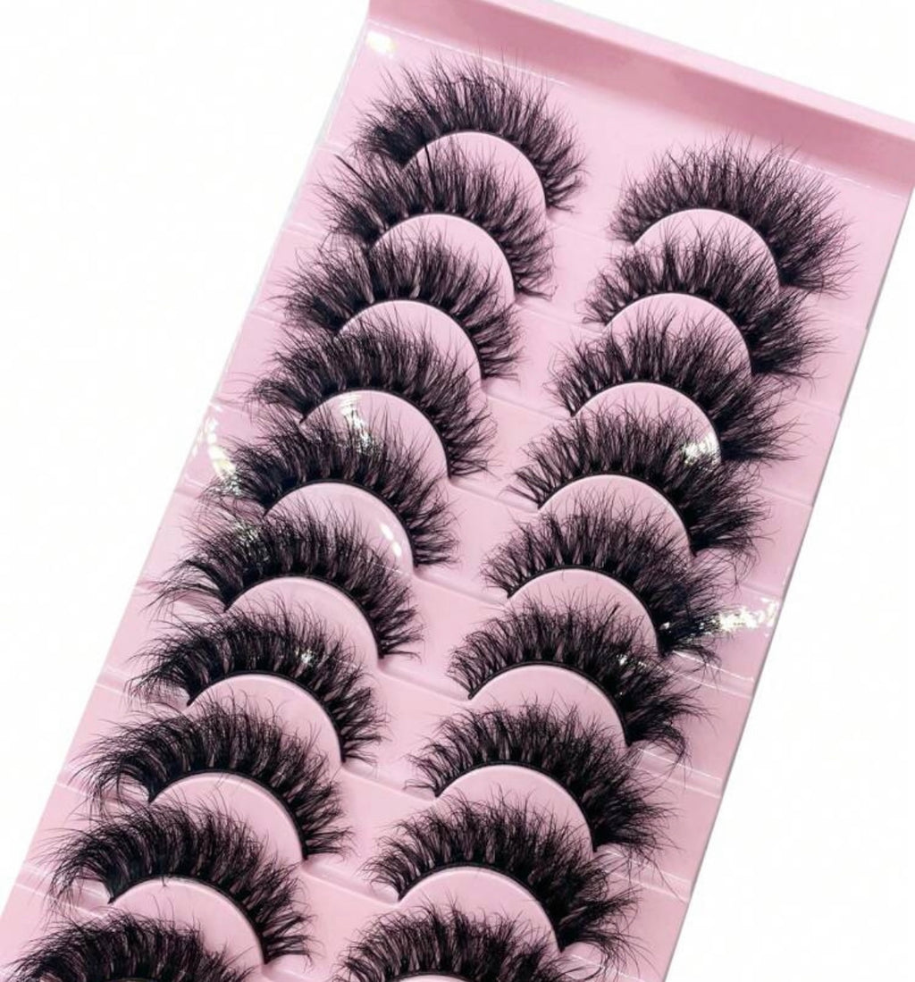 10 Pack Faux Mink Lashes- Allure