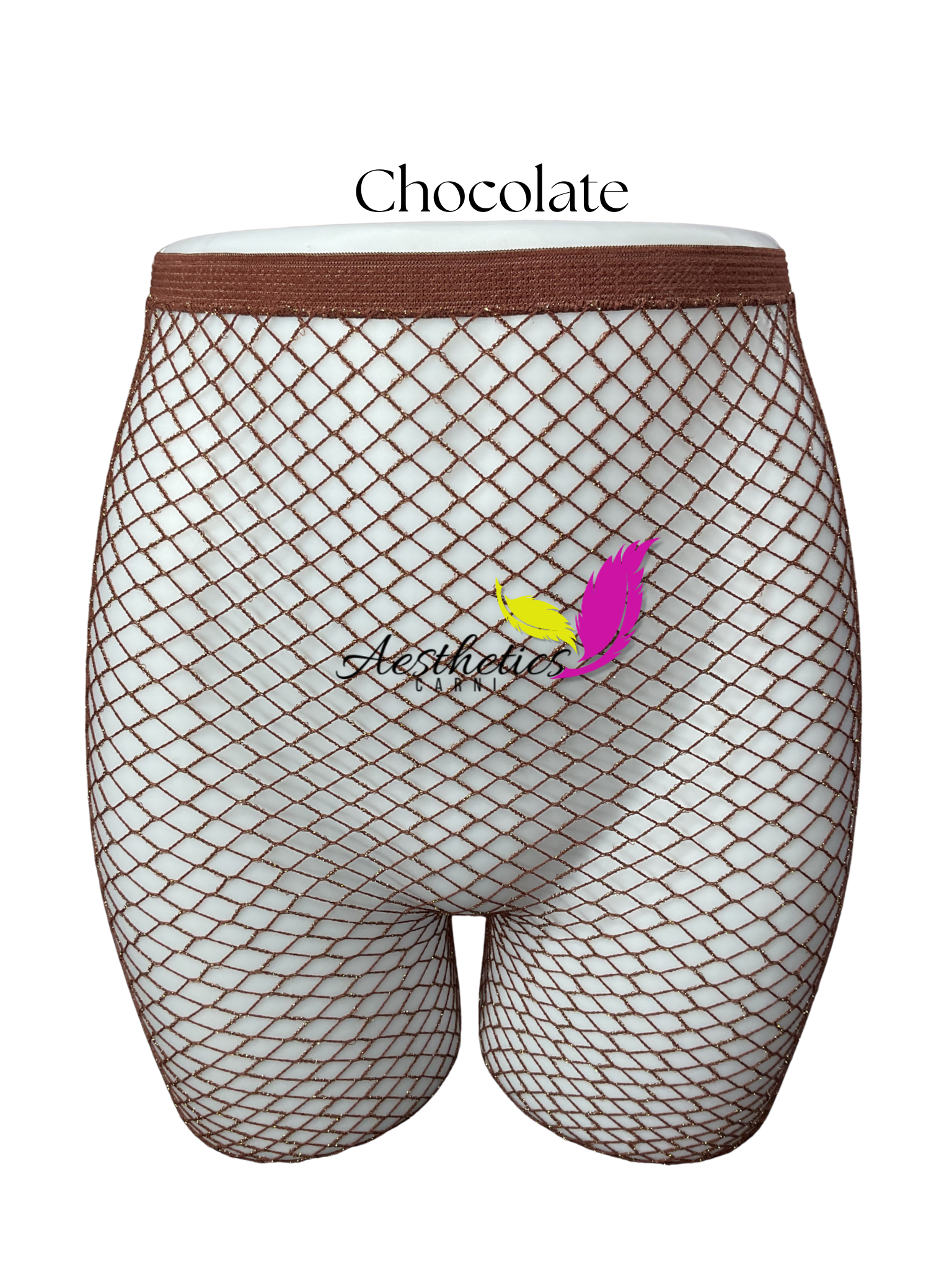Glitter Fishnet Stockings (High Waist)