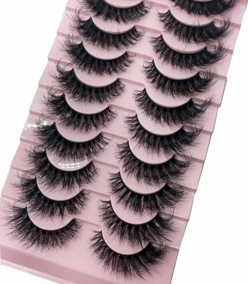 10 Pack Faux Mink Lashes- Allure