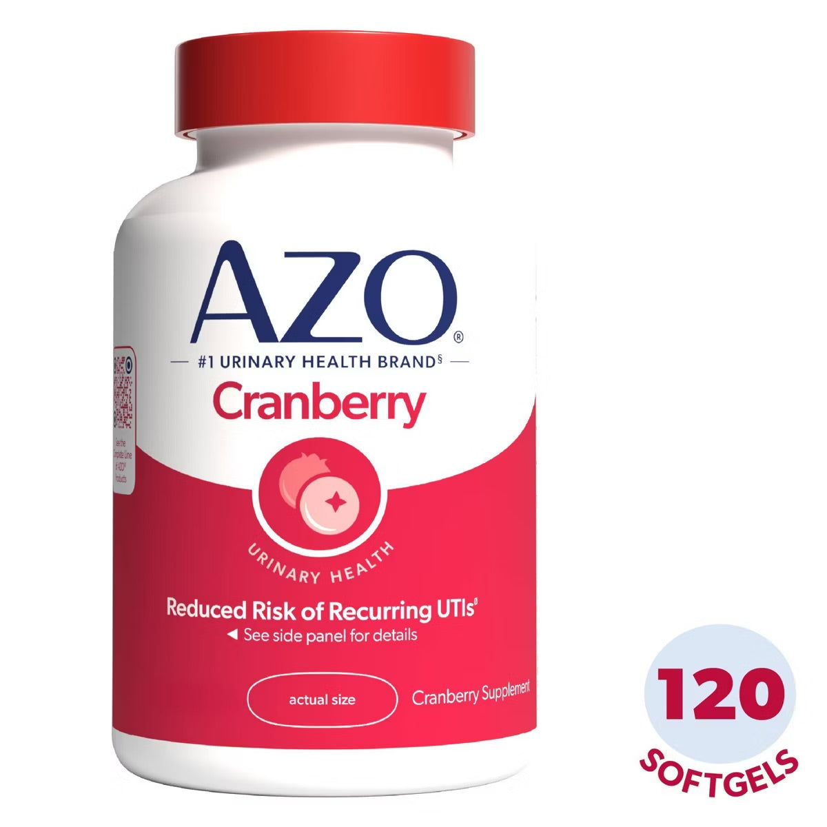 AZO Cleanse + Protect Cranberry Softgels for Urinary Track Health