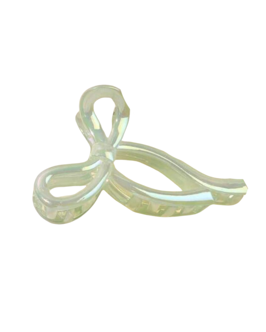 Iridescent Pastel Bow Clip
