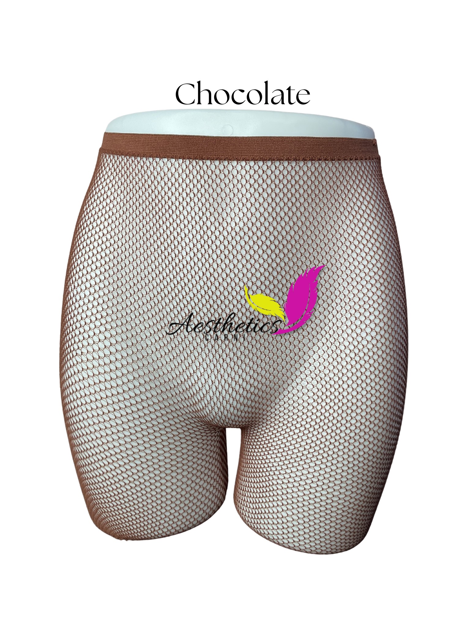 Bare Fishnet Stockings (High Waist)