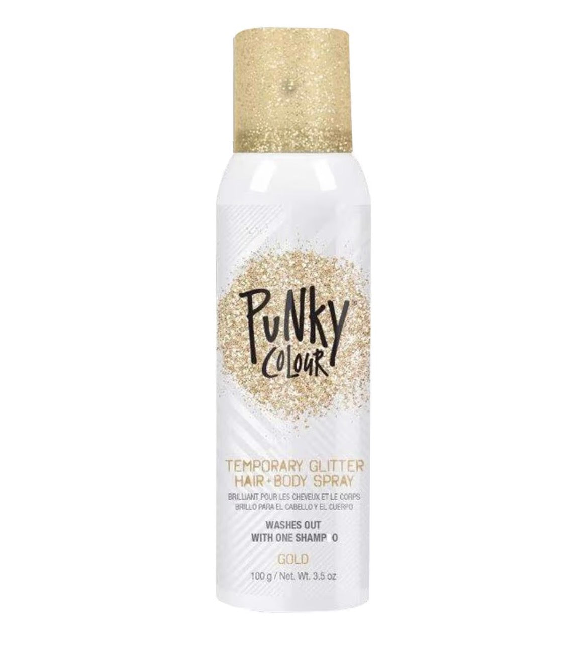 Hair & Body Glitter Spray- Gold