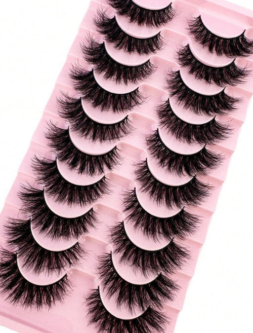 10 Pack Faux Mink Lashes- Devine