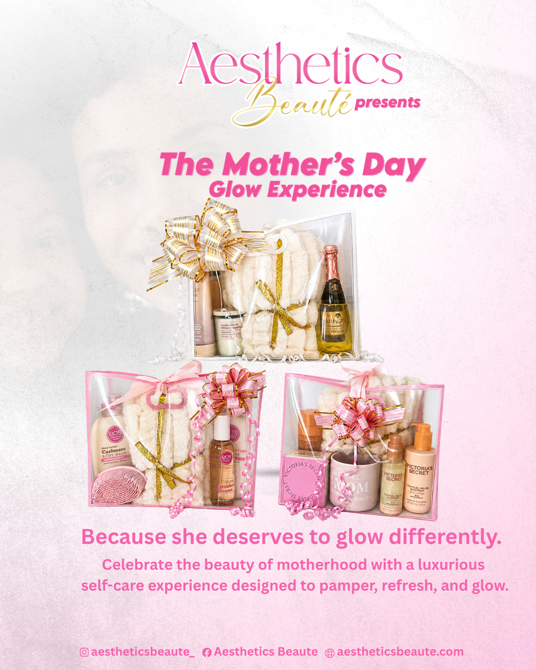 The Mother’s Day Glow Packages