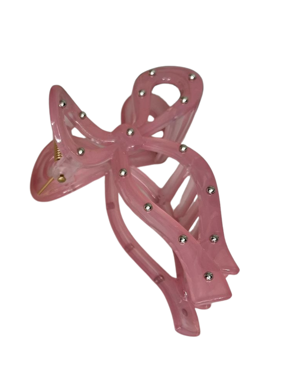 Rhinestone Bow Hair Claw Clips