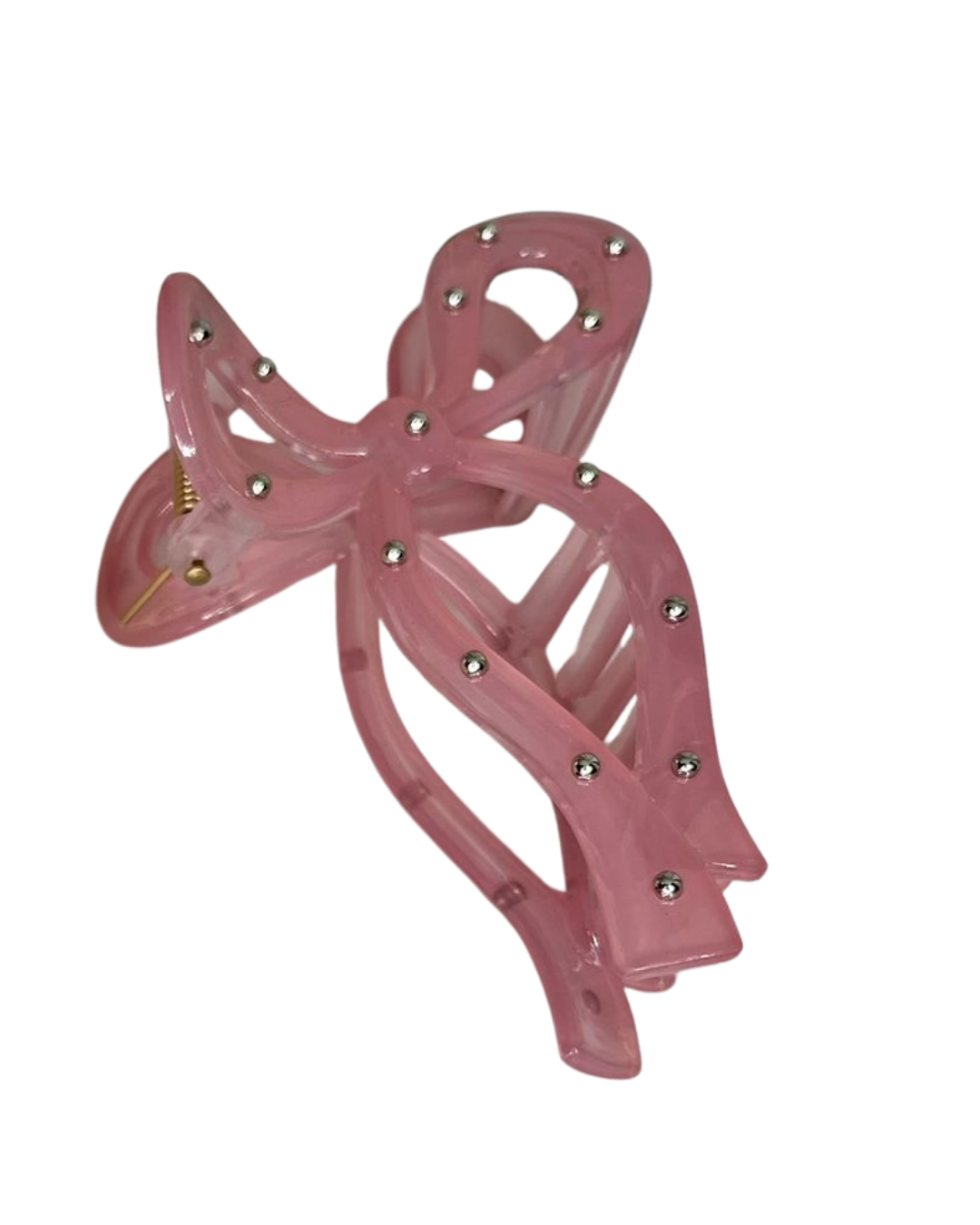 Rhinestone Bow Hair Claw Clips