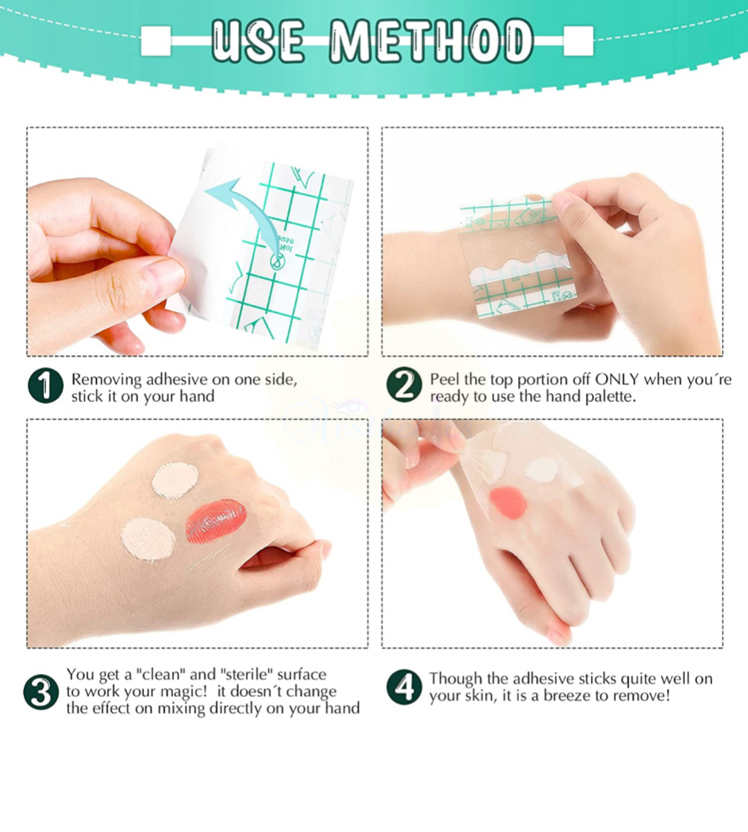 Disposable Cosmetic Hand Palette
